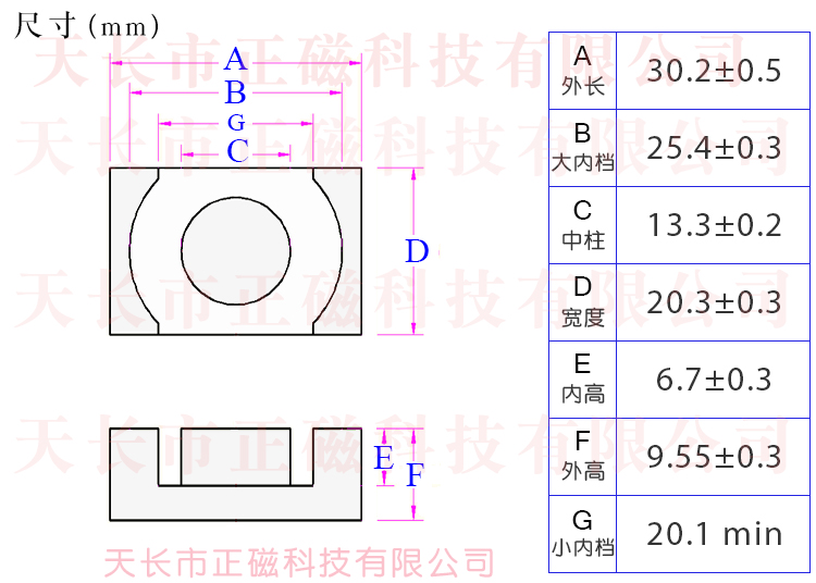 EQ30EER303019ߴͼ