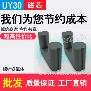 UY30圆柱形磁芯 高压电源大功率 高压包臭氧发生器空气净化器铁氧体